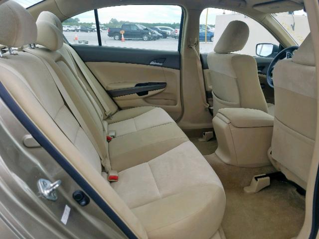 1HGCP26499A184331 - 2009 HONDA ACCORD LXP GOLD photo 6