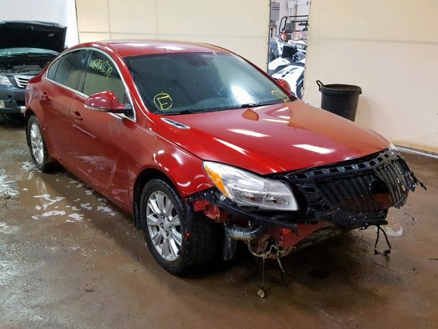 2G4GR5ERXC9208269 - 2012 BUICK REGAL RED photo 1