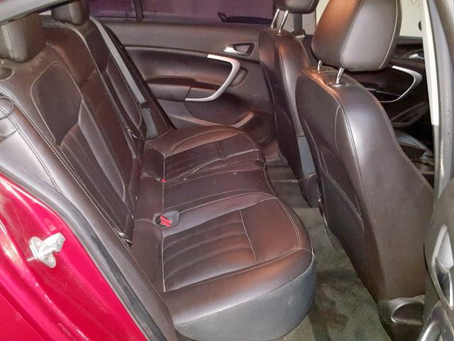 2G4GR5ERXC9208269 - 2012 BUICK REGAL RED photo 6