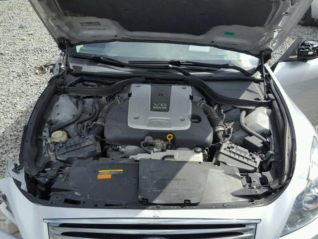 JN1CV6EK2BM213137 - 2011 INFINITI G37 BASE SILVER photo 7