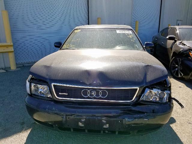 WAUBG34D3XN001852 - 1999 AUDI A8 QUATTRO BLACK photo 9