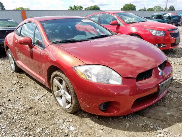 4A3AK24F18E008001 - 2008 MITSUBISHI ECLIPSE GS RED photo 1