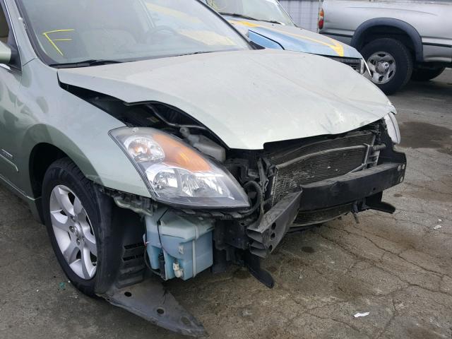 1N4CL21E17C225598 - 2007 NISSAN ALTIMA HYB GREEN photo 9