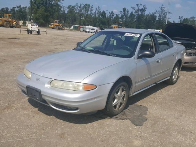 1G3NL52F24C117921 - 2004 OLDSMOBILE ALERO GL GRAY photo 2