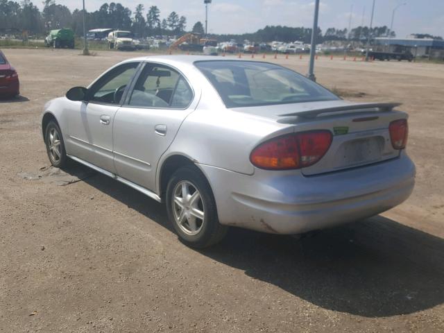 1G3NL52F24C117921 - 2004 OLDSMOBILE ALERO GL GRAY photo 3