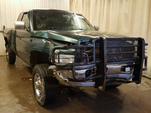 3B7KF23Z52M287588 - 2002 DODGE RAM 2500 GREEN photo 1