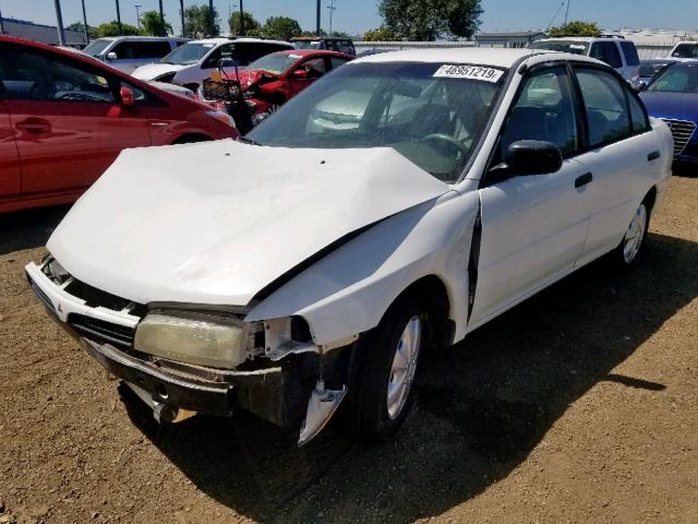 JA3AY26A4VU015835 - 1997 MITSUBISHI MIRAGE DE WHITE photo 2