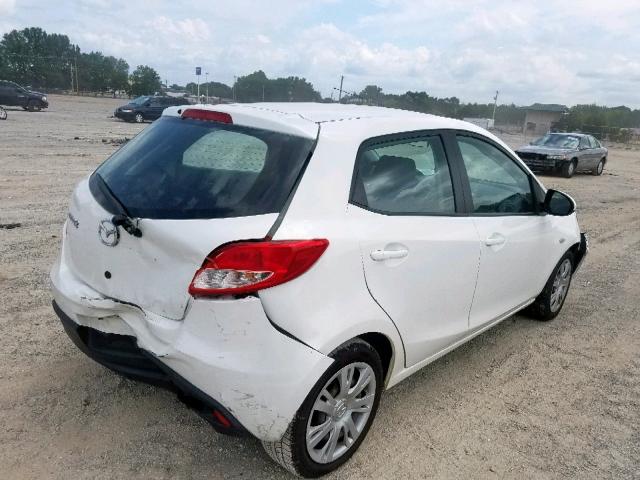 JM1DE1KZ6E0182508 - 2014 MAZDA MAZDA2 SPO WHITE photo 4