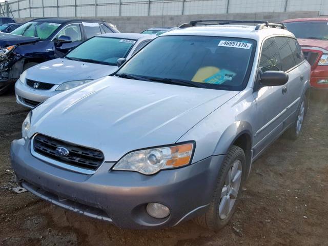 4S4BP61C467334799 - 2006 SUBARU LEGACY OUT SILVER photo 2