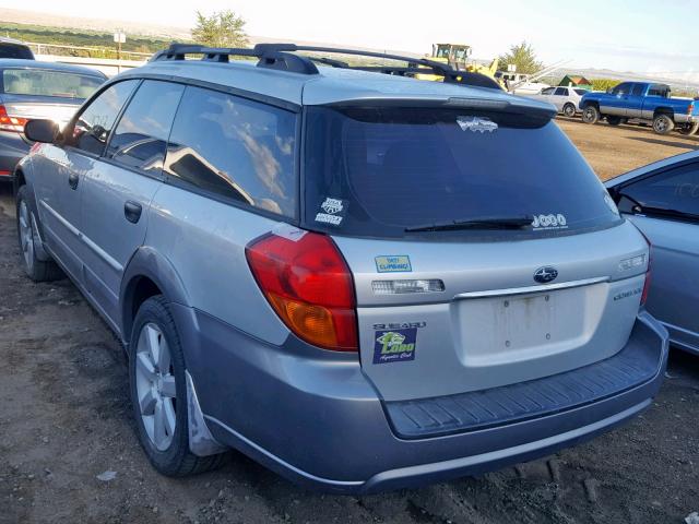 4S4BP61C467334799 - 2006 SUBARU LEGACY OUT SILVER photo 3