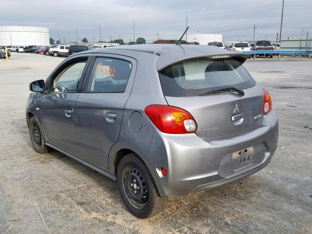 ML32A3HJXFH036649 - 2015 MITSUBISHI MIRAGE DE GRAY photo 3