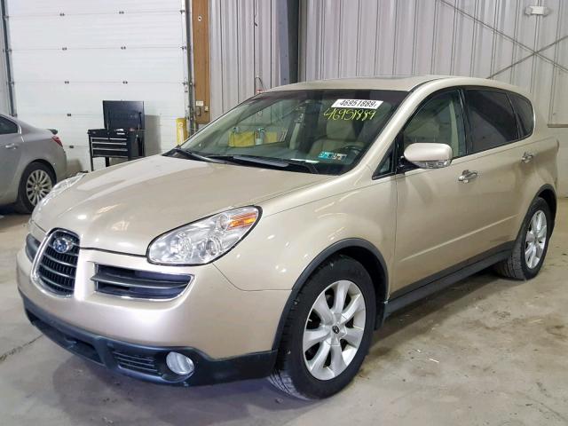 4S4WX86D674400805 - 2007 SUBARU B9 TRIBECA TAN photo 2