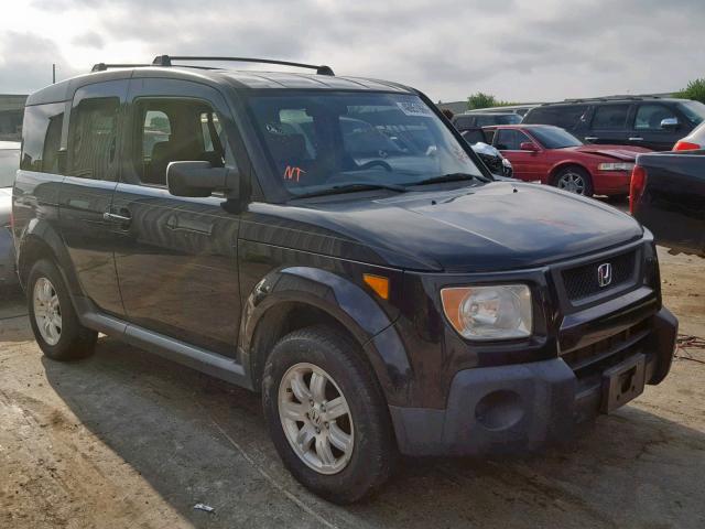 5J6YH17716L000417 - 2006 HONDA ELEMENT EX BLACK photo 1