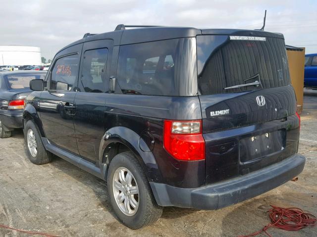 5J6YH17716L000417 - 2006 HONDA ELEMENT EX BLACK photo 3