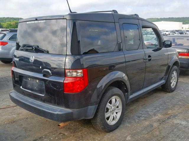 5J6YH17716L000417 - 2006 HONDA ELEMENT EX BLACK photo 4