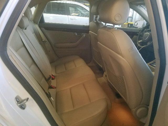 WAUAF78EX8A168999 - 2008 AUDI A4 2.0T WHITE photo 6