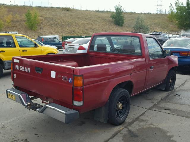 1N6SD11S3LC331321 - 1990 NISSAN D21 SHORT RED photo 4