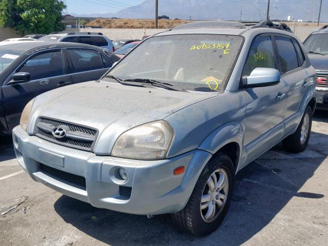 KM8JN12D27U633559 - 2007 HYUNDAI TUCSON SE TURQUOISE photo 2