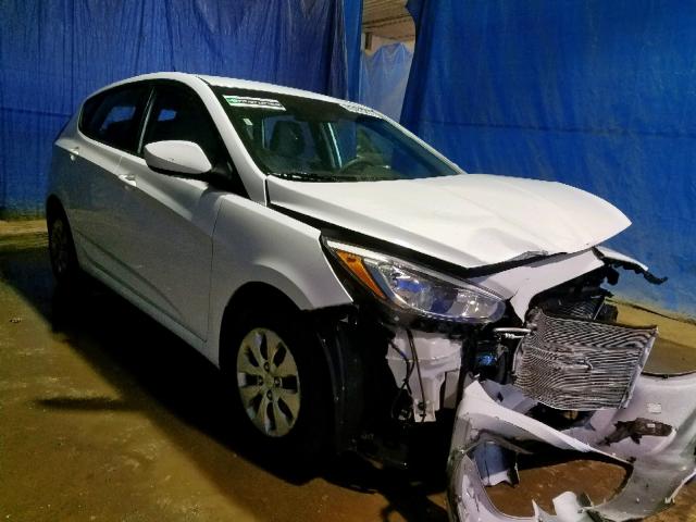 KMHCT5AE6HU338918 - 2017 HYUNDAI ACCENT SE WHITE photo 1