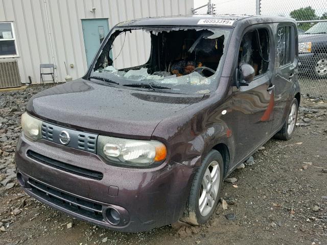 JN8AZ28R89T128057 - 2009 NISSAN CUBE BASE MAROON photo 2