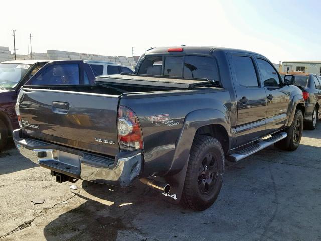 3TMLU4EN4AM055451 - 2010 TOYOTA TACOMA DOU CHARCOAL photo 4