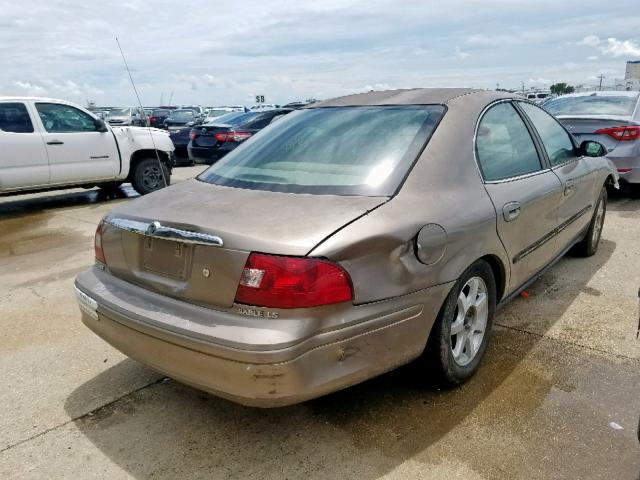 1MEFM55S32A600366 - 2002 MERCURY SABLE LS P GOLD photo 4