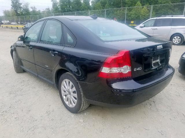 YV1MS382852093407 - 2005 VOLVO S40 2.4I BLACK photo 3