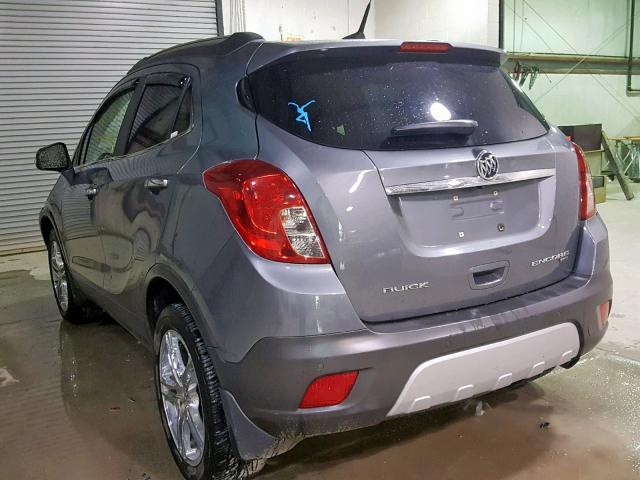 KL4CJHSB3EB782761 - 2014 BUICK ENCORE PRE GRAY photo 3