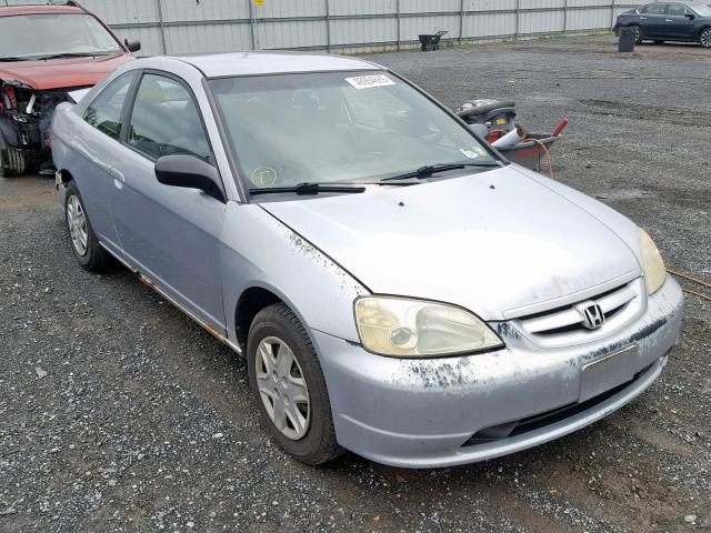 1HGEM21523L070295 - 2003 HONDA CIVIC LX SILVER photo 1