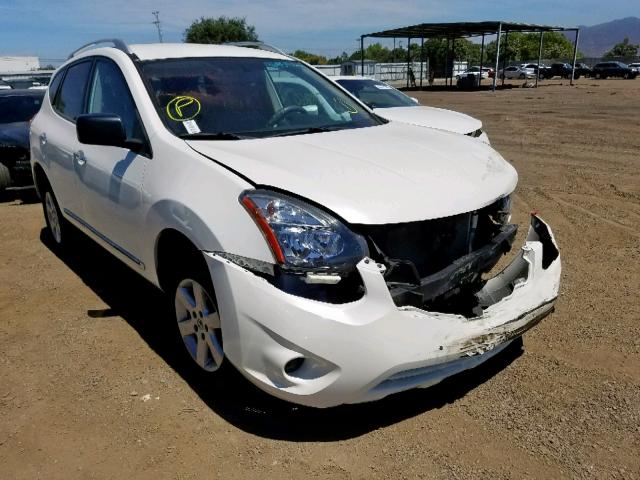 JN8AS5MV8FW764450 - 2015 NISSAN ROGUE SELE WHITE photo 1