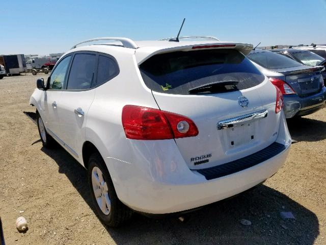 JN8AS5MV8FW764450 - 2015 NISSAN ROGUE SELE WHITE photo 3