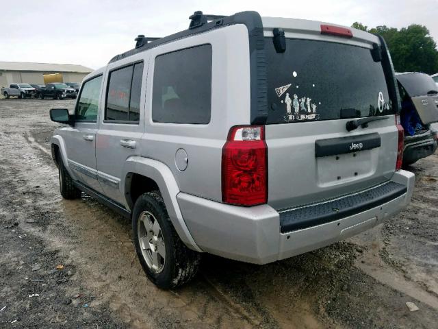 1J4RH4GK5AC114861 - 2010 JEEP COMMANDER GRAY photo 3