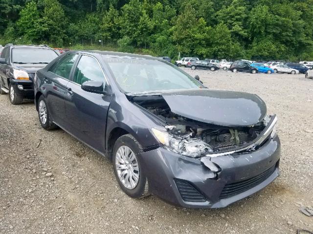 4T1BD1FK4CU008848 - 2012 TOYOTA CAMRY HYBR GRAY photo 1