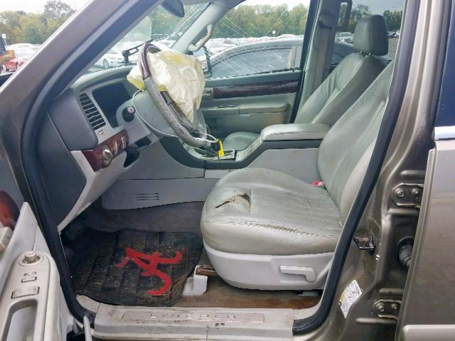 5LMEU88H04ZJ24878 - 2004 LINCOLN AVIATOR Qəhvəyi foto 5