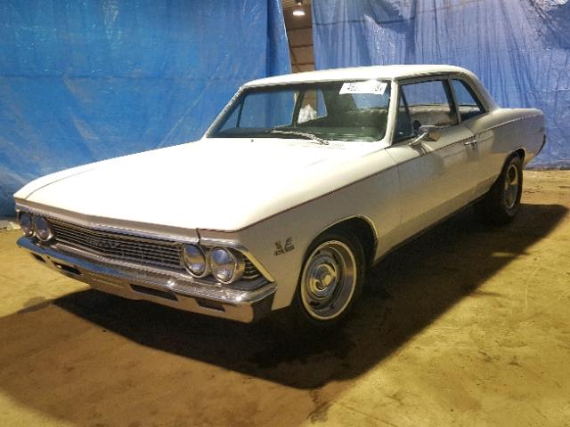 133116A143342 - 1966 CHEVROLET CHEVELLE WHITE photo 2