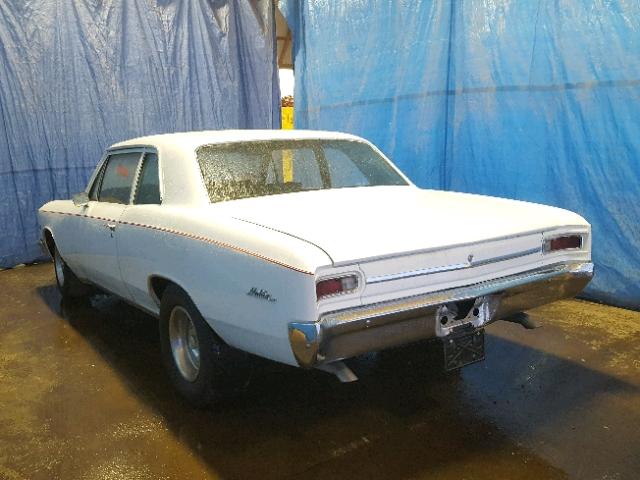 133116A143342 - 1966 CHEVROLET CHEVELLE WHITE photo 3