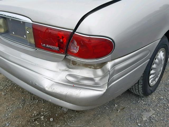 1G4HP52K344156053 - 2004 BUICK LESABRE CU SILVER photo 9