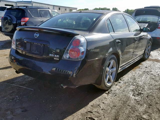 1N4BL11E26C265290 - 2006 NISSAN ALTIMA SE BLACK photo 4