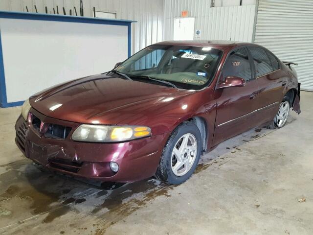 1G2HX52K25U136645 - 2005 PONTIAC BONNEVILLE BURGUNDY photo 2