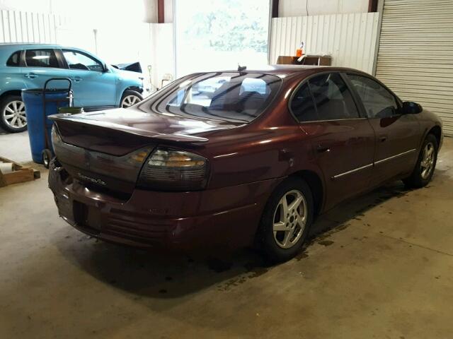 1G2HX52K25U136645 - 2005 PONTIAC BONNEVILLE BURGUNDY photo 4