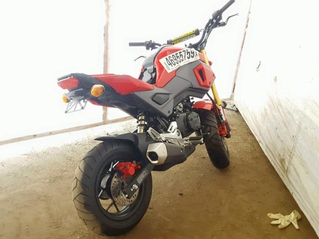 MLHJC7518J5000982 - 2018 HONDA GROM RED photo 4