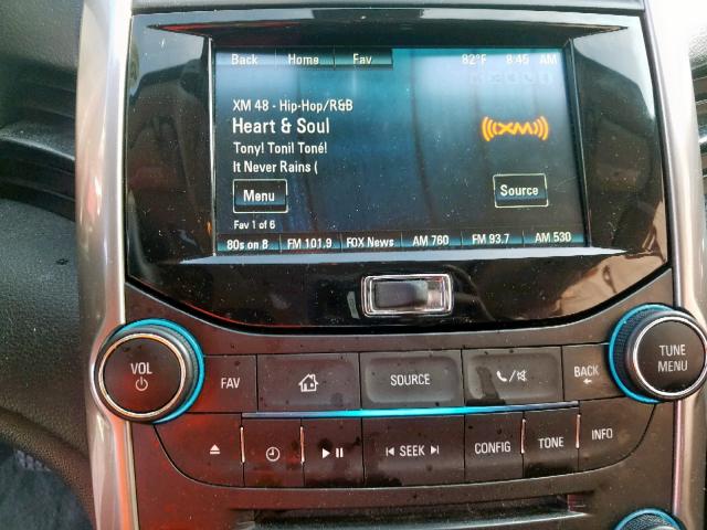 1G11C5SL2EF299973 - 2014 CHEVROLET MALIBU 1LT BLACK photo 9