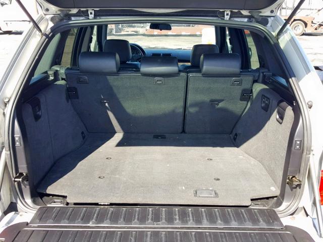 5UXFB33573LH45488 - 2003 BMW X5 4.4I SILVER photo 9