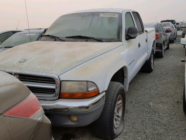 1B7GG2AX71S143597 - 2001 DODGE DAKOTA QUA WHITE photo 1