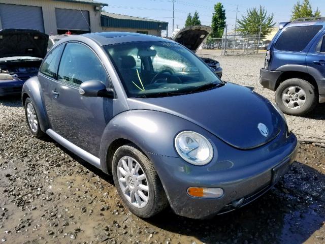 3VWCK31C65M412684 - 2005 VOLKSWAGEN NEW BEETLE ნაცრისფერი ფოტო 1