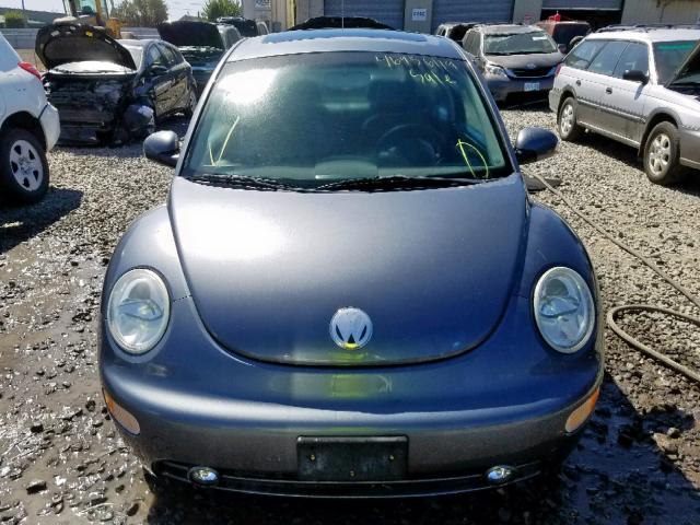 3VWCK31C65M412684 - 2005 VOLKSWAGEN NEW BEETLE ნაცრისფერი ფოტო 9