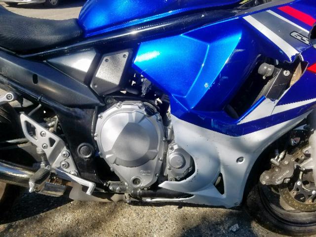 JS1GP74A982100419 - 2008 SUZUKI GSX650 F BLUE photo 9