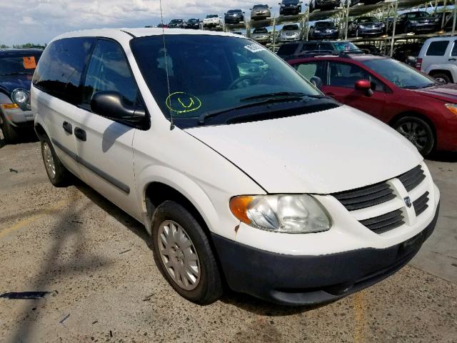 1D4GP21R07B146399 - 2007 DODGE CARAVAN C/ WHITE photo 1