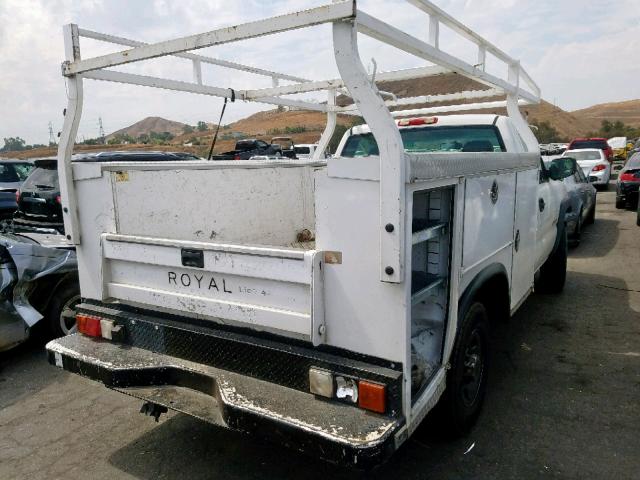 1GBHC24UX7E105200 - 2007 CHEVROLET SILVERADO WHITE photo 4