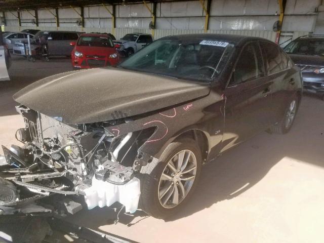 JN1CV7AP1HM642222 - 2017 INFINITI Q50 BASE BLACK photo 2